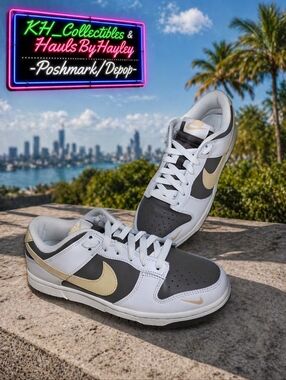 NWOT Nike Dunk Low Sesame Ironstone - HM9655-001 - Women's 7